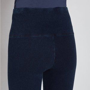 LYSSE XL INDIGO DENIM LEGGINGS